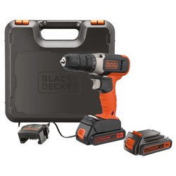 BLACK+DECKER - 18V Lithiumion Drill Driver with 2 x 15Ah Batteries and a 400mA Charger - BCD001C2
