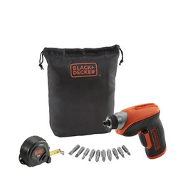 BLACK+DECKER - 36V Lithiumion Screwdriver with 11 accessories in Gift Bag - CS3652GPA