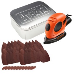 Black and Decker - NL 55W sander with 32 accessories and storage tin - KA161AT
