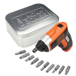 BLACK+DECKER - FR 36V screwdriver with 10 accessories in storage tin - KC460LNAT