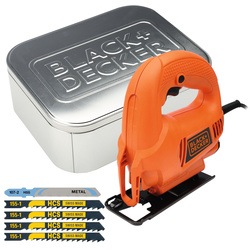 Black and Decker - NL 400W jigsaw with 5 blades and storage tin - KS500AT