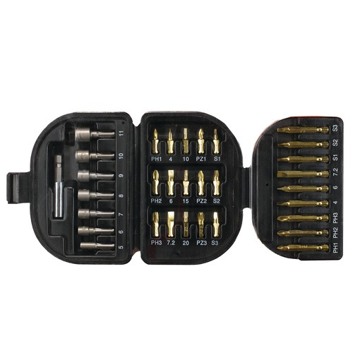 Black and Decker - 32delige schroefbits en dopsleutelset - A7094
