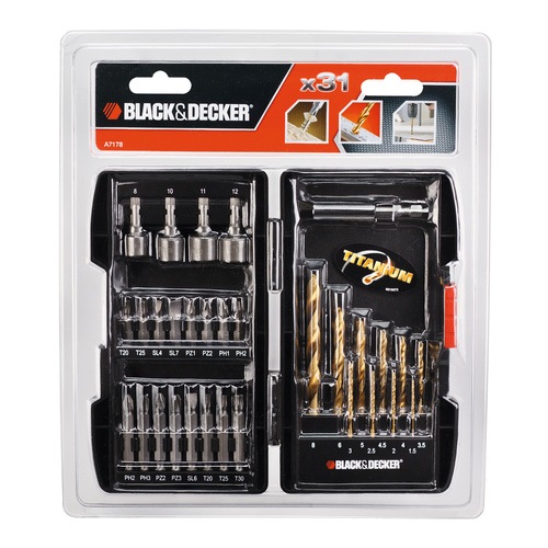 Black and Decker - NL Metal drilling and screwdriving set - A7178