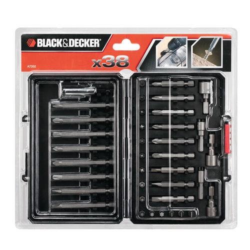 Black and Decker - NL Screwdriver Bit Set  38 Pieces - A7202