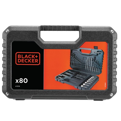 Black and Decker - 80 delige booren schroevenset - A7219