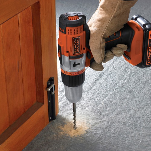 Black and Decker - 18V High Performance LiIon Accuklopboormachine - EGBHP188K