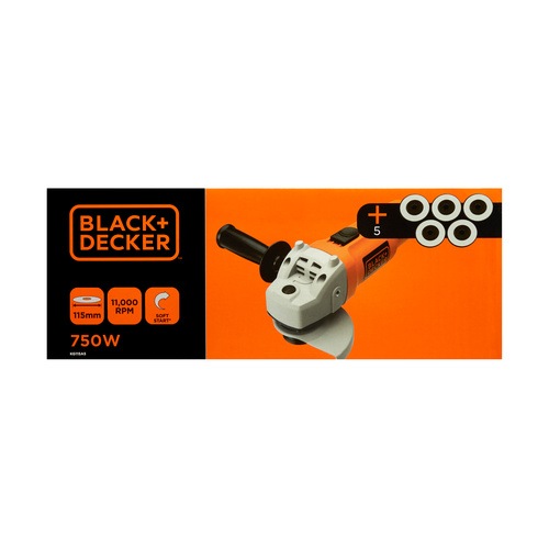 Black and Decker - NL 750W 115mm Grinder - KG115A5