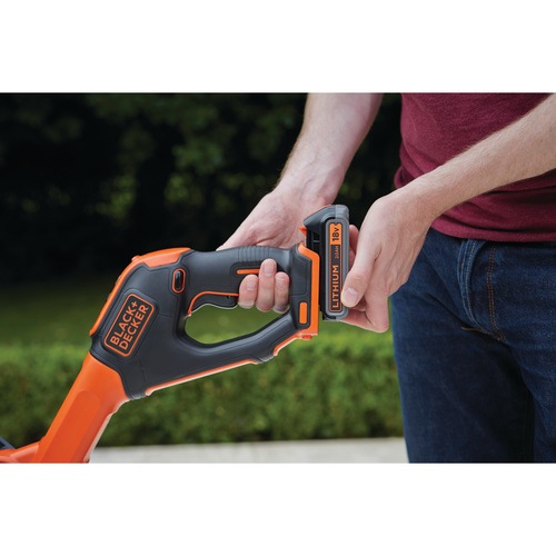 Black and Decker - NL New 18V 28CM Easy Feed String Trimmer with 1A Charger - STC1820EPCF