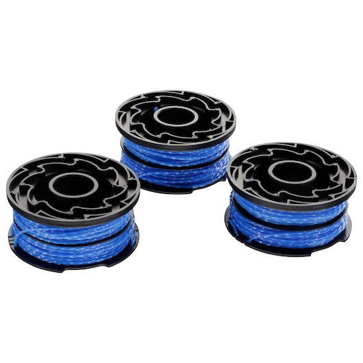 Vervangende spoel + dubbele lijn 2x6m 1,6 mm, 3 stuks (A6441)