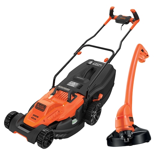 1800W 42cm Grasmaaier met Bikehandle handgreep + 250W Strimmer