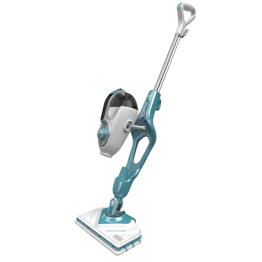 1600W Steam-mop met SteaMitt, deltavoet en 11 accessoires