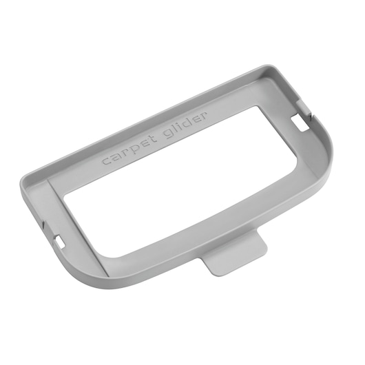 BLACKDECKER FSMCG grijze carpet glider accessoire bovenaanzicht op witte achtergrond.