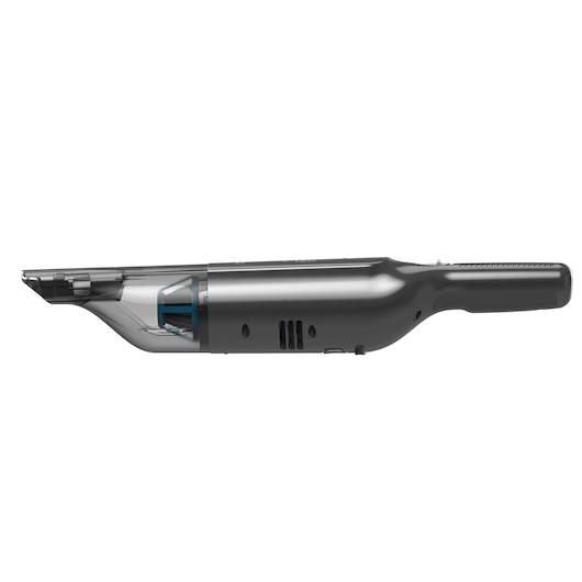 BLACKDECKER HLVC320B11 aspirateur à main, vue latérale sur fond blanc.